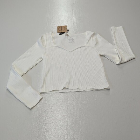 NWT Shirt Bundle Fashion Nova White One Step Up Ivory Size S/M - Picture 7 of 11